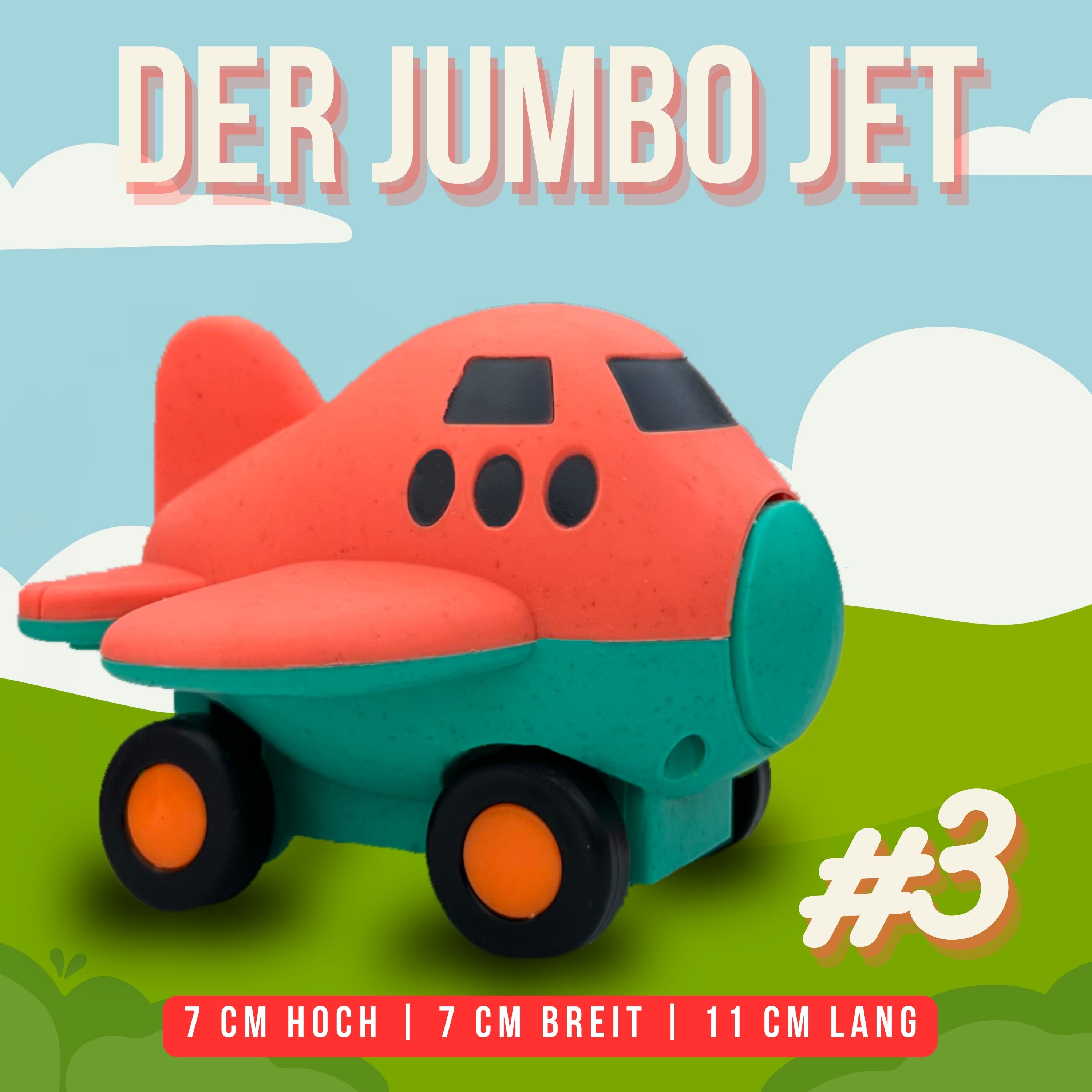 BioPlay Jumbo-Jet im 4er Set