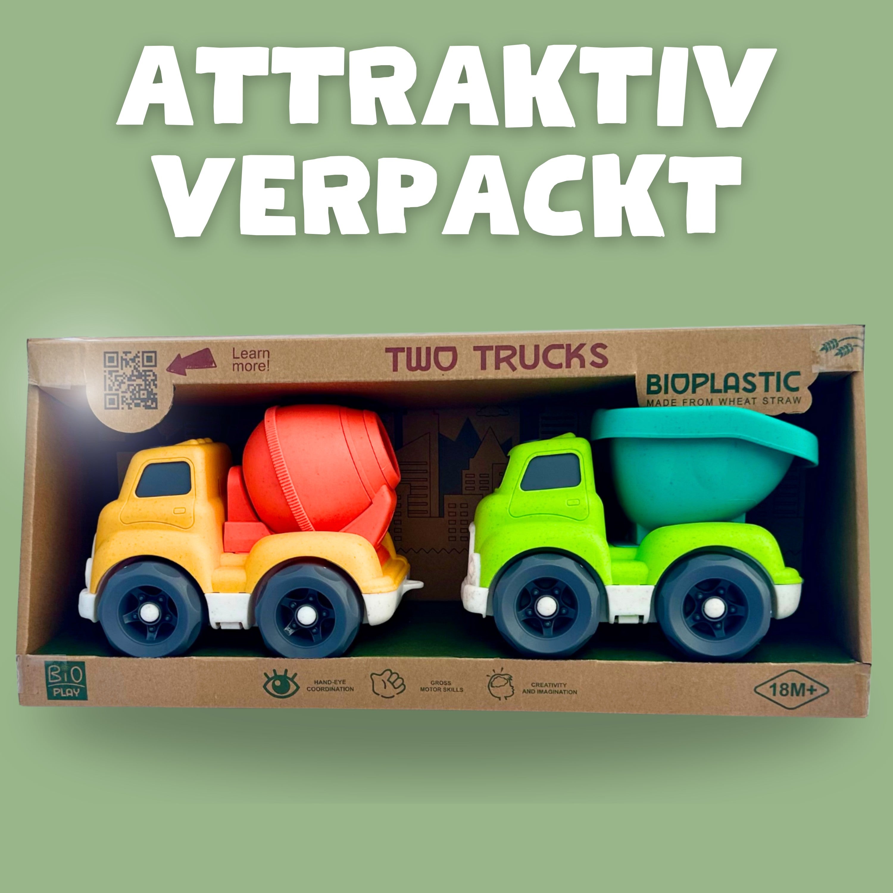 Attraktiv verpacktes 2er Set, ideal als Geschenk für Kinder